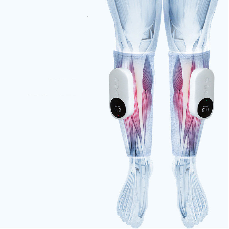 Electric Pneumatic Air Wave Air Bag Heating Massager For Lower Leg