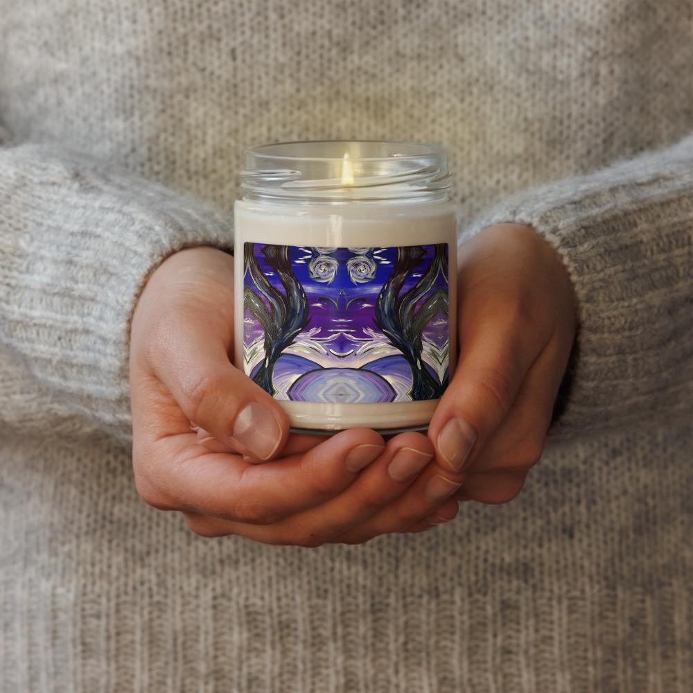 Scented soy candle