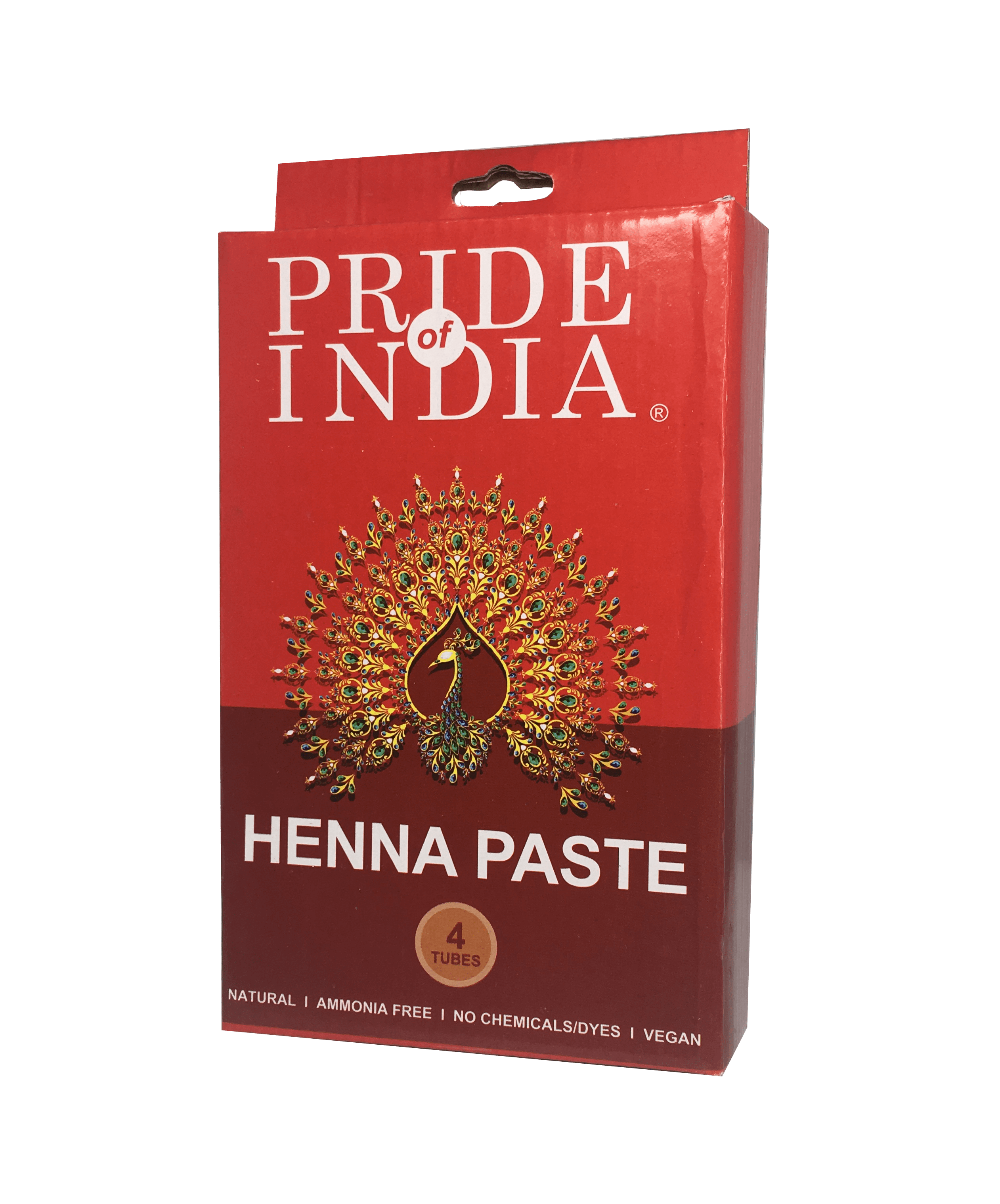 Herbal Henna Tattoo Mehendi Paste 1.25oz Tube (100% Natural)
