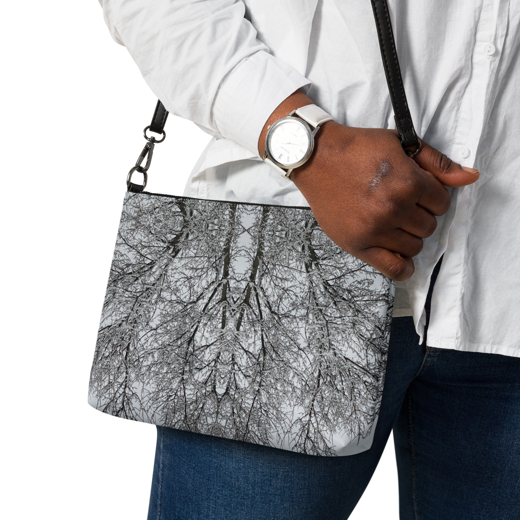 Crossbody bag Winter Branches