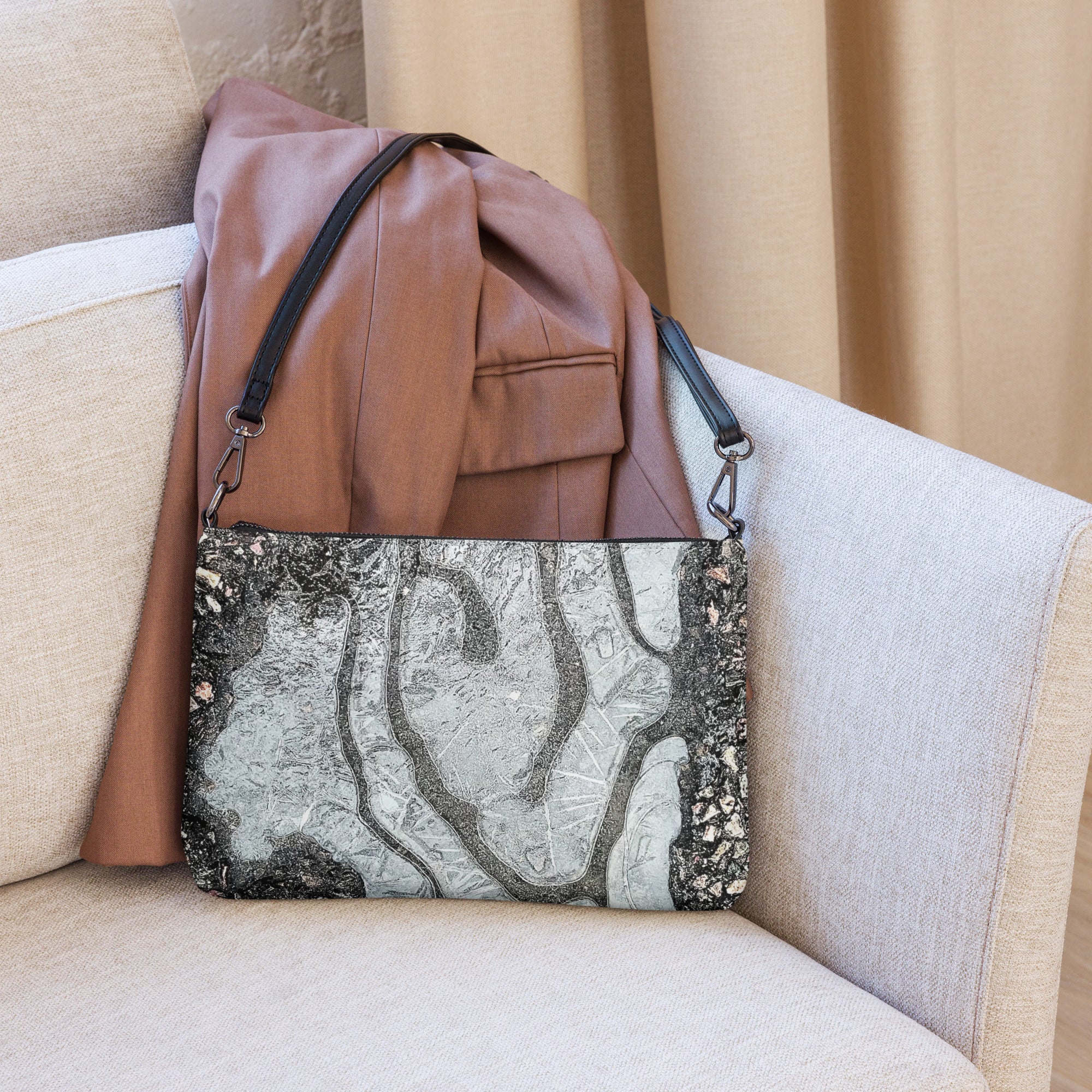 Crossbody bag ~Frozen Puddle
