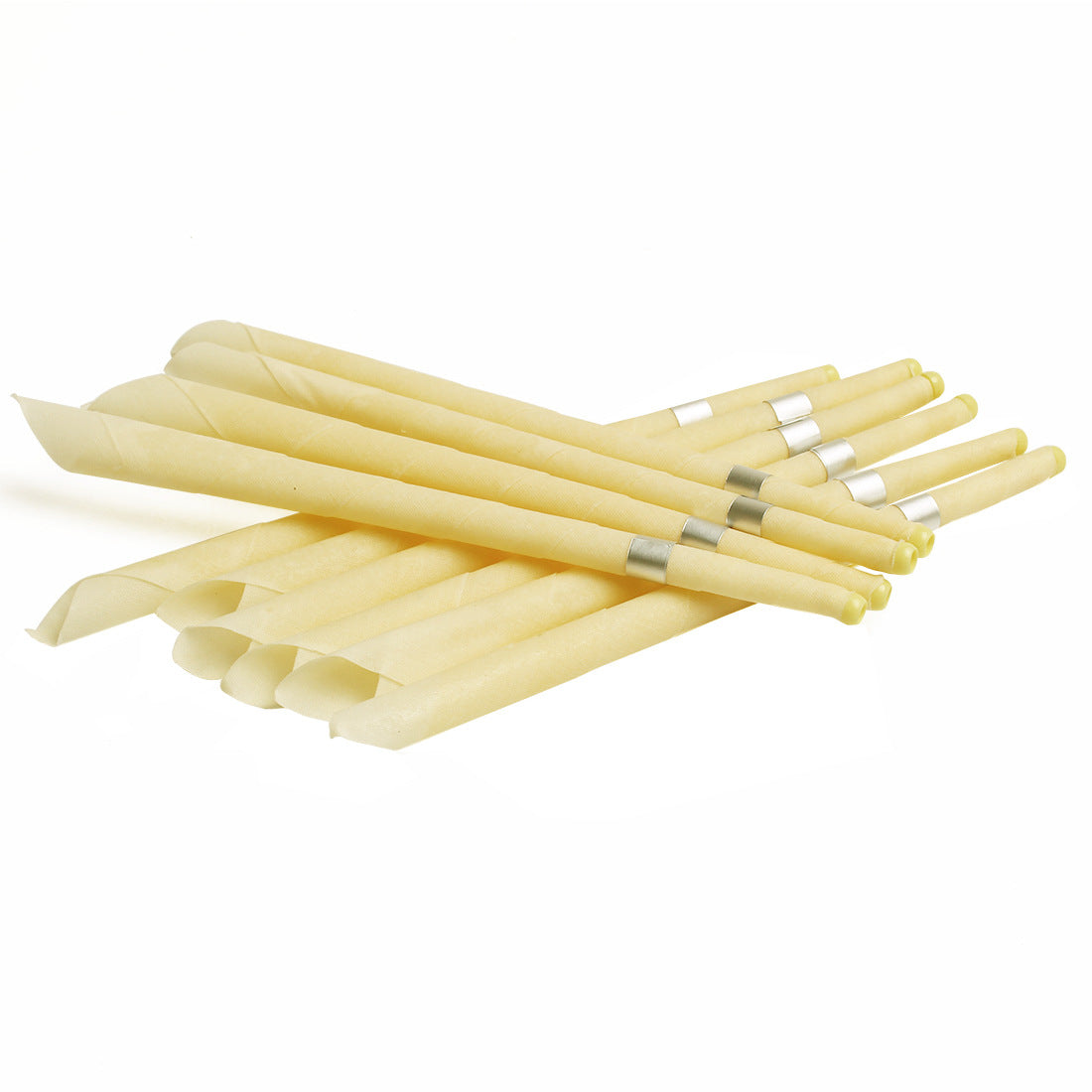 Horn-shaped Ear Candle With Plug With Tray Aromatherapy Set
