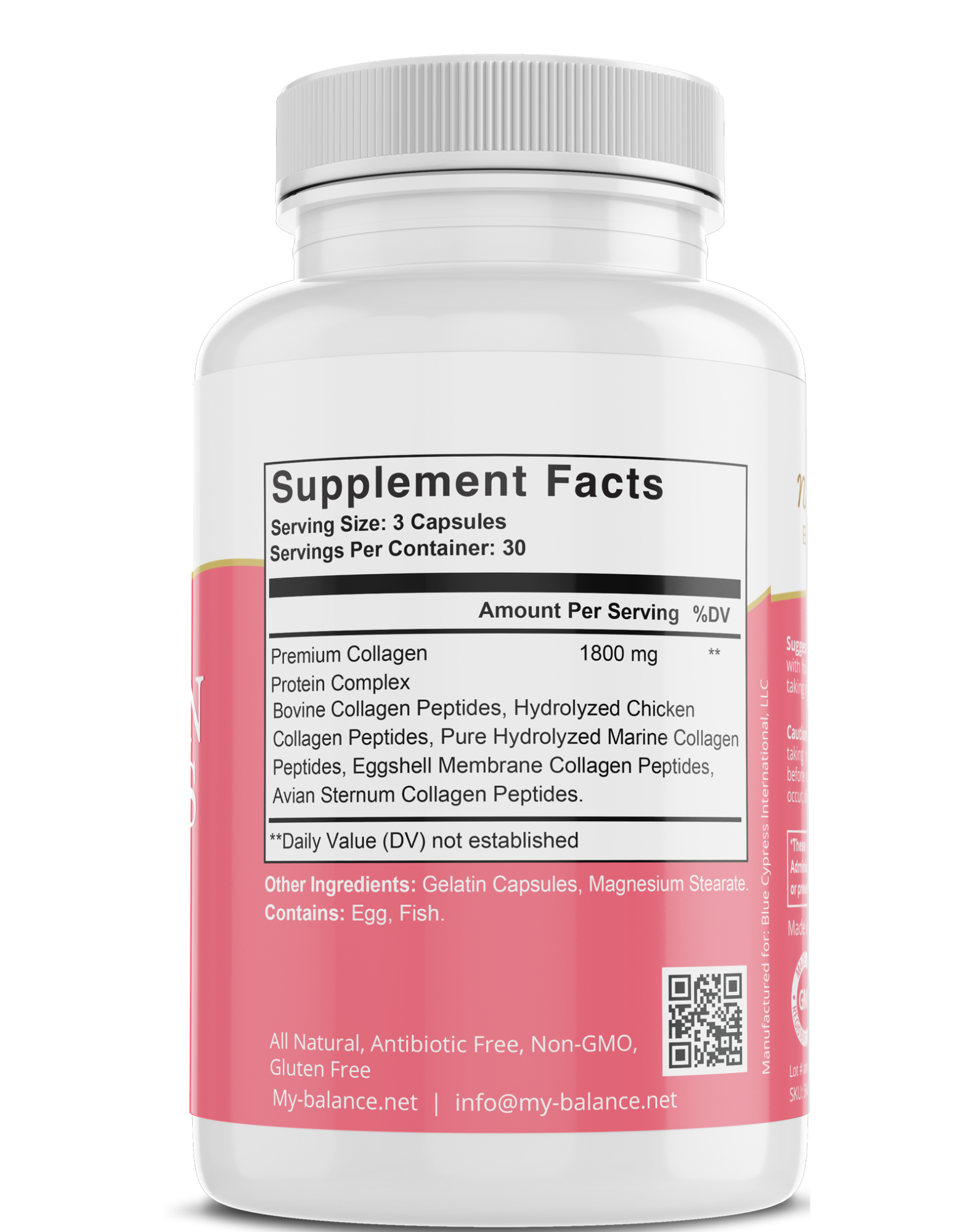 Collagen Peptides Types I, II, III, V, X