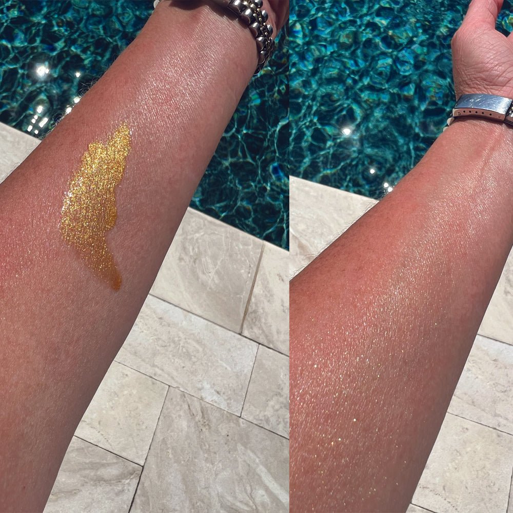 Organic Shimmer Oil – Illuminating Body Oil in 5 Shades for Radiant Glow & Deep Hydration