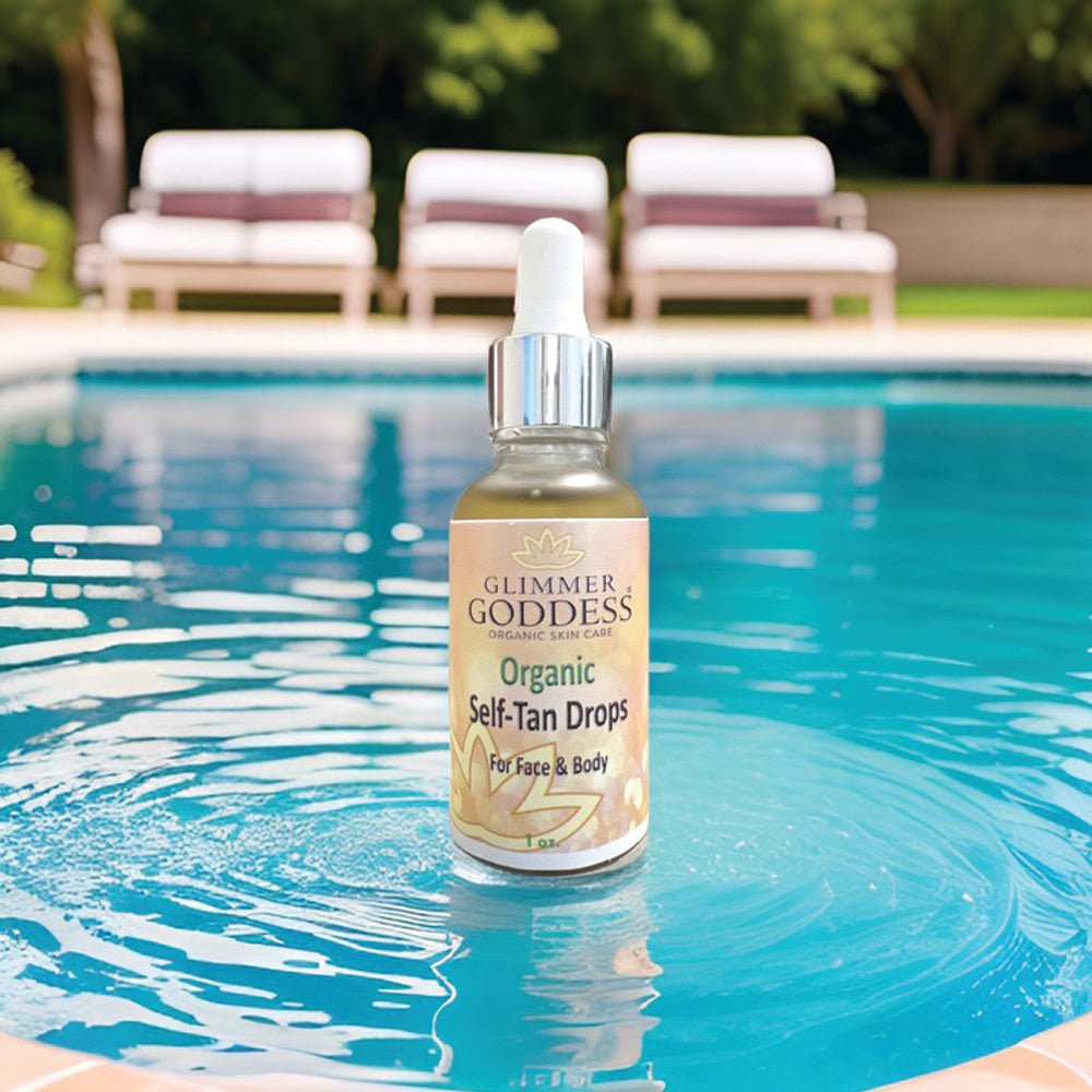 Organic Self Tan Drops with DHA – Customizable Face & Body Tanning Drops for Gradual Glow