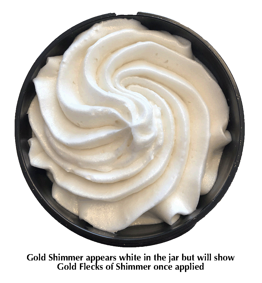 Organic Shimmering Body Butter Trio – 3 x 2 oz Travel Set in Bronze, Gold, Diamond & Rose Gold